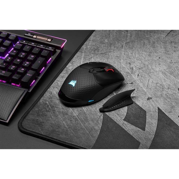 CORSAIR Souris gamer DARK CORE RGB PRO - 18 000 DPI - LED RGB - Optique (CH-9315411-EU) CORSAIR