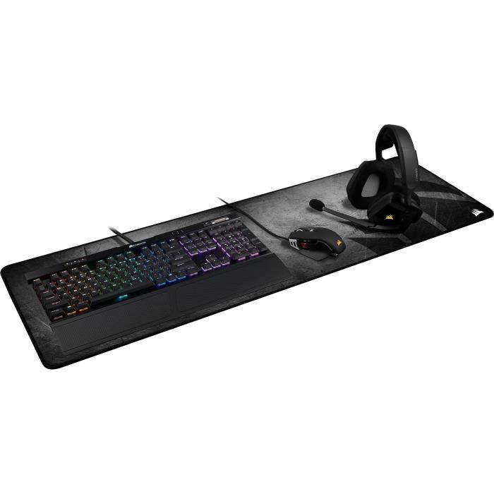 CORSAIR Tapis de souris gamer MM300 PRO - Résistant aux éclaboussures - Extended  (CH-9413641-WW) CORSAIR