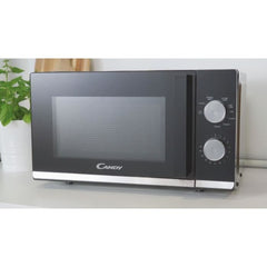 CMG20TNMB Micro-ondes Gril CANDY Moderna 20L 700W - Gril 900W - UI mécanique 6 niveaux de puissance - Fonction Décongélation poids - Paloma Tech