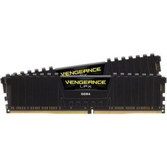 Mémoire RAM - CORSAIR - Vengeance LPX DDR4 - 16GB 2x8GB DIMM - 2666 MHz  - 1.20V - Noir (CMK16GX4M2A2666C) CORSAIR