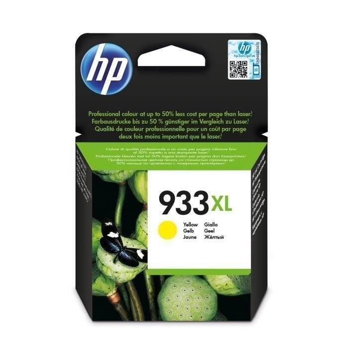 HP 933XL Cartouche d'encre jaune grande capacité authentique (CN056AE) pour HP OfficeJet 6100/6600/6700/7100/7510/7610 HP