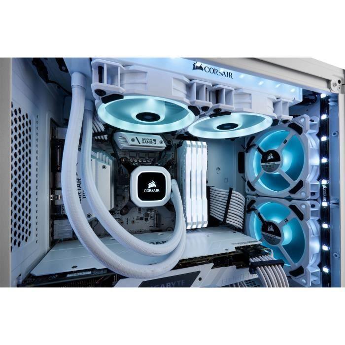 CORSAIR Ventilateur LL120 Pro LED RGB 120mm Blanc - (CO-9050091-WW) CORSAIR