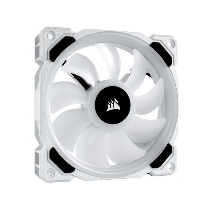 CORSAIR Ventilateur LL120 Pro LED RGB 120mm Blanc (Pack de 3) - (CO-9050092-WW) CORSAIR