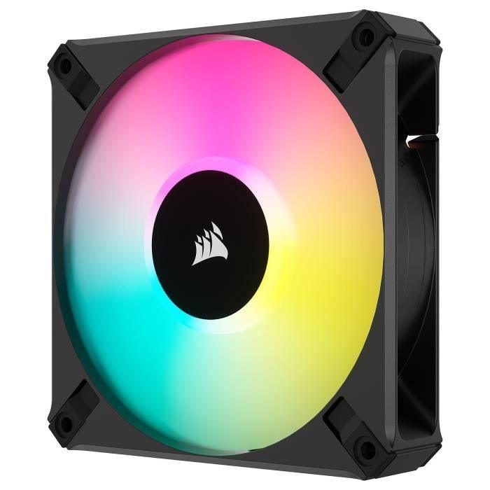 CORSAIR - AF120 RGB ELITE - Ventilateur AF ELITE Series - 120mm - AirGuide - Vendu seul - Noir - (CO-9050161-WW) CORSAIR