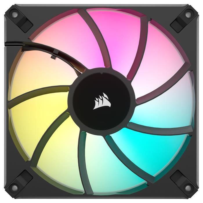 CORSAIR - AF140 RGB ELITE - Ventilateurs AF ELITE Series - 140mm - AirGuide - Pack de deux - Noir - (CO-9050156-WW) CORSAIR