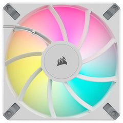 CORSAIR - AF140 RGB ELITE - Ventilateurs AF ELITE Series - 140mm - AirGuide - Vendu seul - Blanc - (CO-9050159-WW) CORSAIR