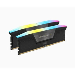 Mémoire RAM - CORSAIR - Vengeance RGB DDR5 - 32GB 2x16GB DIMM - 5600 MHz - 1,25V - Noir (CMH32GX5M2B5600C36K) CORSAIR