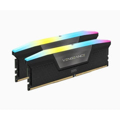 Mémoire RAM - CORSAIR - Vengeance RGB DDR5 - 32GB 2x16GB DIMM - 5600 MHz - 1,25V - Noir (CMH32GX5M2B5600C40K) CORSAIR