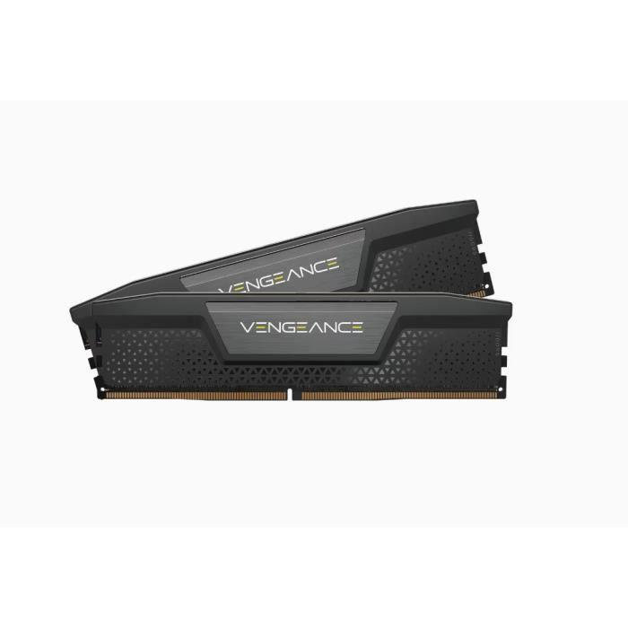 Mémoire RAM - CORSAIR - Vengeance DDR5 - 32GB 2x16GB DIMM - 6400 MHz - 1,40V - Noir (CMK32GX5M2B6400C32) CORSAIR