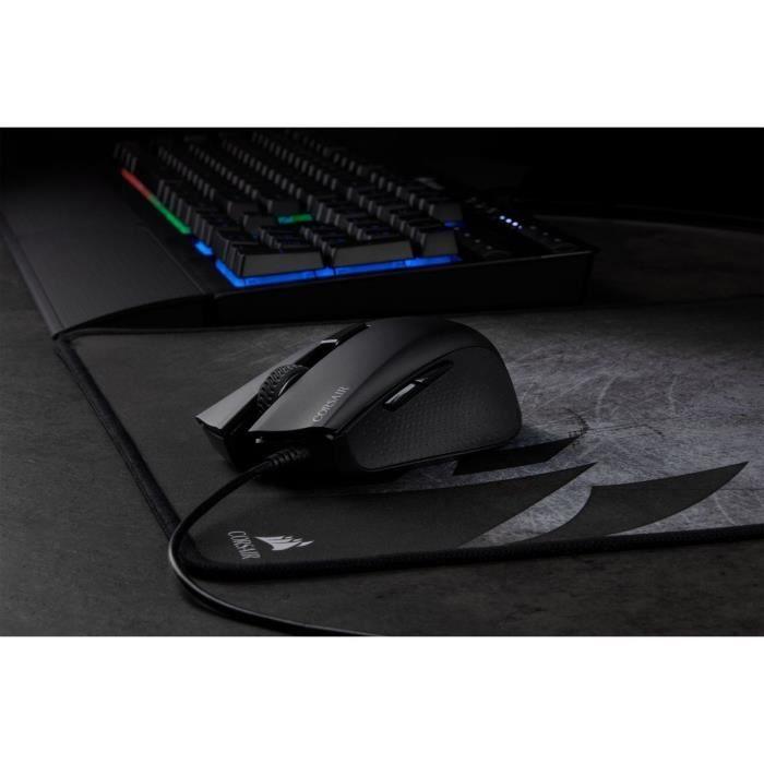 CORSAIR Souris Gamer Optique HARPOON RGB PRO FPS/MOBA - Rétroéclairé Backlit RGB LED - 12000 DPI - Noir (CH-9301111-EU) CORSAIR