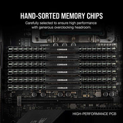CORSAIR Mémoire PC DDR4 64GB (2*32) low profile (CMK64GX4M2E3200C16) CORSAIR