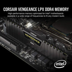 CORSAIR Mémoire PC DDR4 64GB (2*32) low profile (CMK64GX4M2E3200C16) CORSAIR