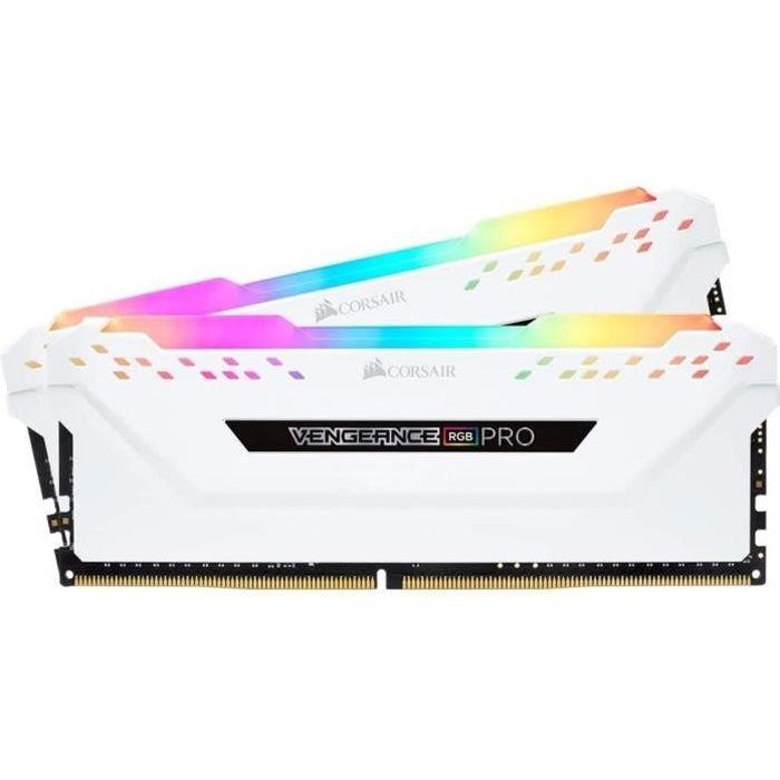 Corsair Vengeance RGB PRO Series 16 Go (2x 8 Go) DDR4 3600 MHz CL18 - Kit Dual Channel 2 barrettes de RAM DDR4 PC4-28800 - CORSAIR