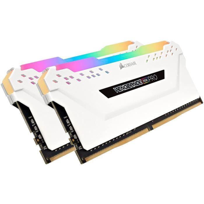 Corsair Vengeance RGB PRO Series 16 Go (2x 8 Go) DDR4 3600 MHz CL18 - Kit Dual Channel 2 barrettes de RAM DDR4 PC4-28800 - CORSAIR