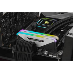 CORSAIR CMN16GX4M2Z3200C16W Vengeance - Mémoire RGB RT - 3200MHz - 16GB (2x8GB) - Dimm DDR4 - Black for AMD Ryzen CORSAIR