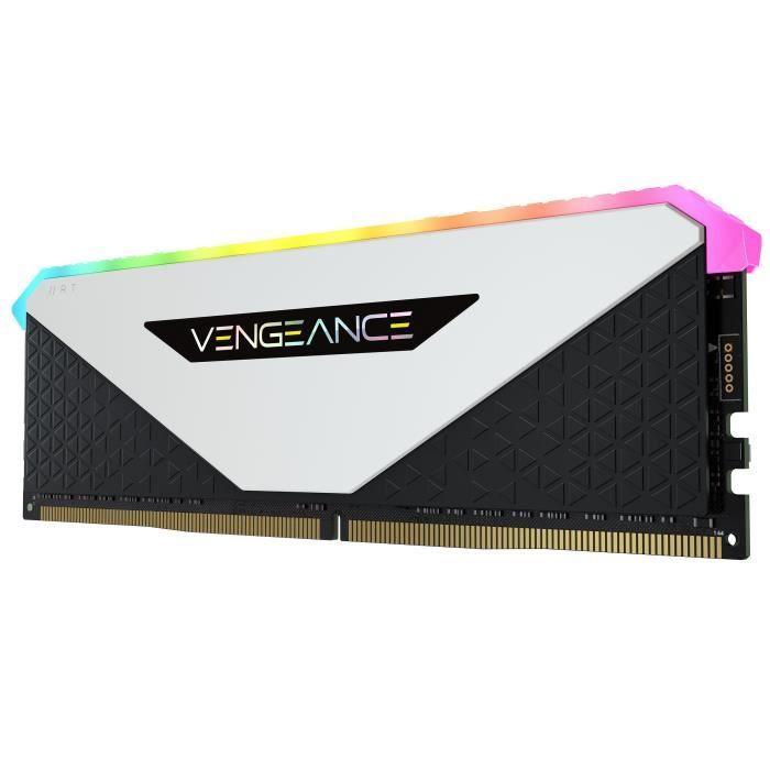 CORSAIR CMN16GX4M2Z3200C16W Vengeance - Mémoire RGB RT - 3200MHz - 16GB (2x8GB) - Dimm DDR4 - Black for AMD Ryzen CORSAIR