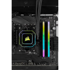 CORSAIR Mémoire Vengeance RGB RT 3200MHz 32GB (2x16GB) Dimm DDR4 Black for AMD Ryzen (CMN32GX4M2Z3200C16) CORSAIR