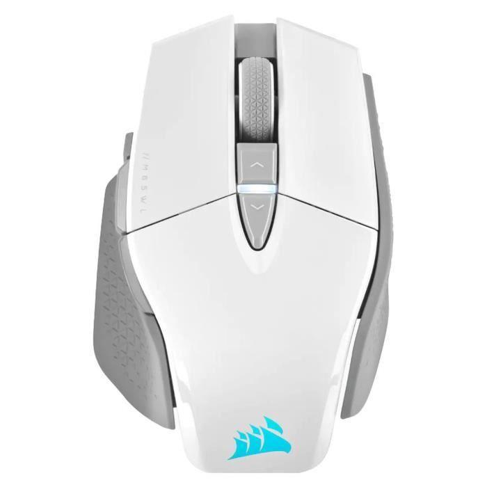 Souris Gaming - Sans fil - CORSAIR - M65 RGB Ultra Wireless - Blanc - (CH-9319511-EU2) CORSAIR