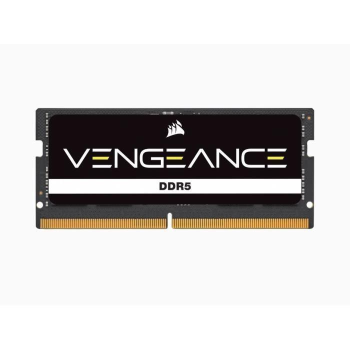 Mémoire RAM - CORSAIR - Vengeance DDR5 - 16GB 1x16GB SODIMM - 4800 MHz - 1,1V - Noir (CMSX16GX5M1A4800C40) CORSAIR