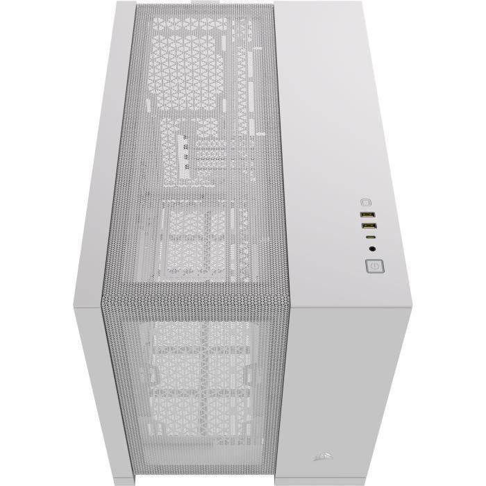 Boîtier PC - CORSAIR - 2500D AIRFLOW Micro ATX Dual Chamber - Blanc CORSAIR