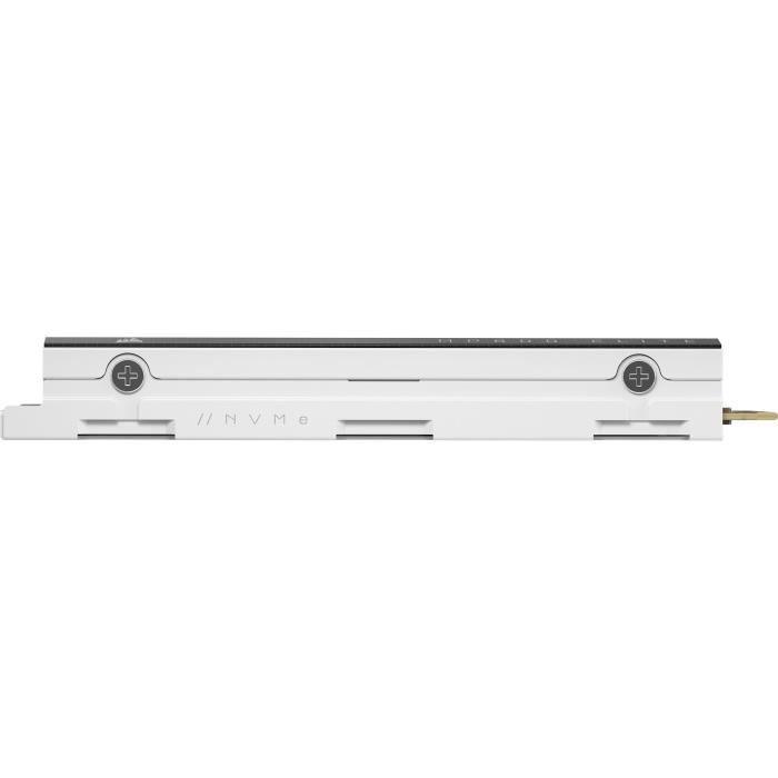 Disque SSD interne - CORSAIR - MP600 ELITE 1TB Gen4 PCIe x4 NVMe M.2 SSD optimisé pour PS5 avec dissipateur LP - Blanc CORSAIR
