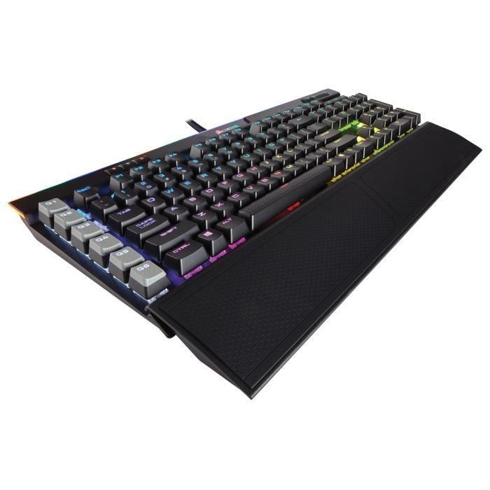 CORSAIR - Clavier Gaming K95 RGB - Mécanique - Rétroéclairage RGB - Platinum Cherry MX Brown - AZERTY - (CH-9127012-FR) CORSAIR