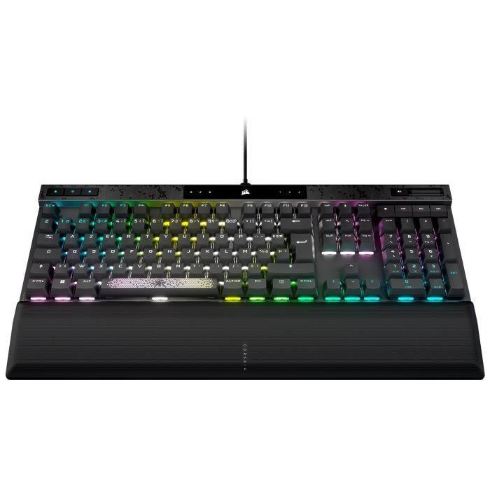 Clavier Gaming magnétique-mécanique - CORSAIR - K70 MAX RGB - Touches PBT - Noir - (CH-910961G-FR) CORSAIR