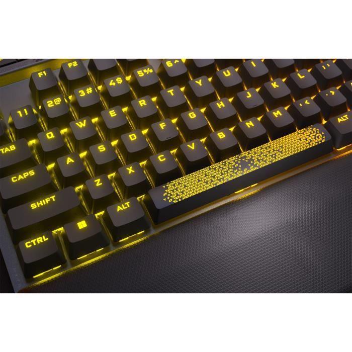 Clavier Gaming magnétique-mécanique - CORSAIR - K70 MAX RGB - Touches PBT - Noir - (CH-910961G-FR) CORSAIR