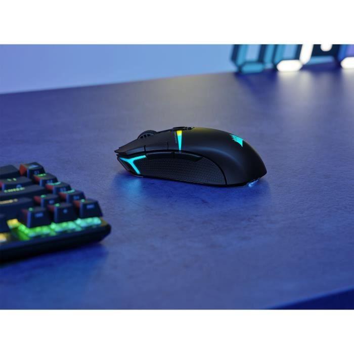 Souris gaming sans fil - CORSAIR - NIGHTSABRE WIRELESS - RGB - Noir CORSAIR