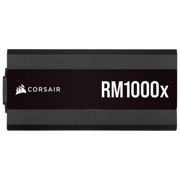 CORSAIR - RM1000x - Bloc d'alimentation - 1000 Watts - RMx Series 2021 - Certifié 80 PLUS GOLD - (CP-9020201-EU) CORSAIR
