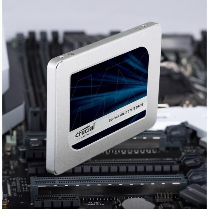 CRUCIAL - Disque SSD Interne - MX500 - 250Go - 2,5 (CT250MX500SSD1) CRUCIAL