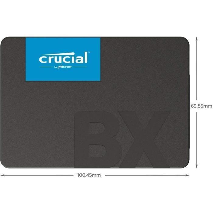 CRUCIAL - Disque SSD Interne - BX500 - 1To - 2,5 pouces (CT1000BX500SSD1) CRUCIAL