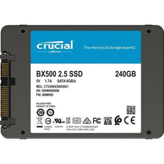 CRUCIAL - Disque SSD Interne - BX500 - 240Go - 2,5 (CT240BX500SSD1) CRUCIAL