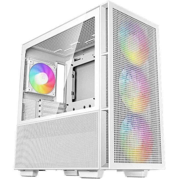 Boitier PC sans alimentation - DEEPCOOL CH560 (Blanc) - Moyen tour - Format E-ATX DEEPCOOL