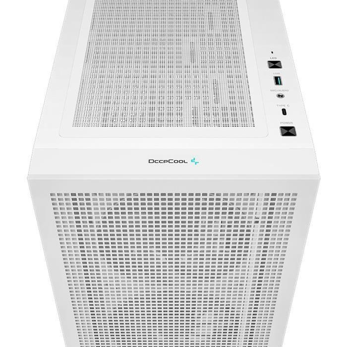 Boitier PC sans alimentation - DEEPCOOL CH560 (Blanc) - Moyen tour - Format E-ATX DEEPCOOL