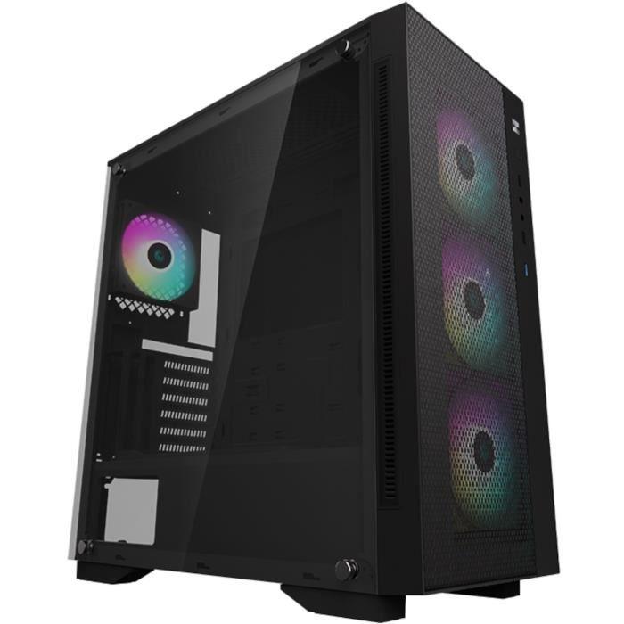 Boitier PC - DEEPCOOL - MATREXX 55 Mesh ADD-RGB 4F (Noir) - Boitier sans alimentation - Moyen tour - Format E-ATX DEEPCOOL