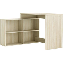 DEMEYERE Bureau d'angle contemporain décor chene Shannon - L 112 cm - NAGANO DEMEYERE