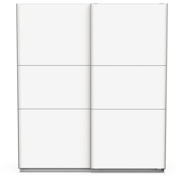 Armoire GHOST - Décor blanc mat - 2 Portes coulissantes - L,178,1 x P.59,9 x H.203 cm - DEMEYERE DEMEYERE