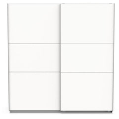 Armoire GHOST - Décor blanc mat - 2 Portes coulissantes - L.194,5 x P.59,9 x H.203 cm - DEMEYERE DEMEYERE