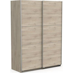 Armoire GHOST - Décor chene kronberg - 2 Portes coulissantes - L.148 x P.59,9 x H.203 cm - DEMEYERE DEMEYERE