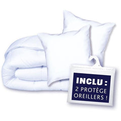 Pack Protection : Couette 220x240 cm + Taie d'oreiller + 1 Protege oreiller DODO