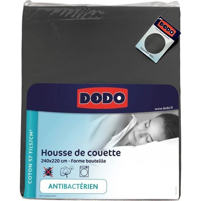 Housse de couette DODO - 260x240 cm - Coton - Antibactérien DODO