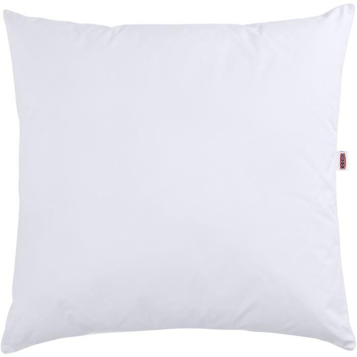 DODO Oreiller Duvet Oie MORZINE Anti-Acariens 65x65cm blanc DODO