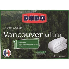 Couette tempérée Vancouver Ultra - 220 x 240 cm - 300gr/m² - Blanc - DODO DODO