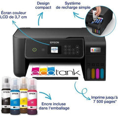 Imprimante multifonction A4 - EPSON - Ecotank ET-2870 - Wi-Fi - Réservoirs d'encre - 3 ans d'encre inclus EPSON