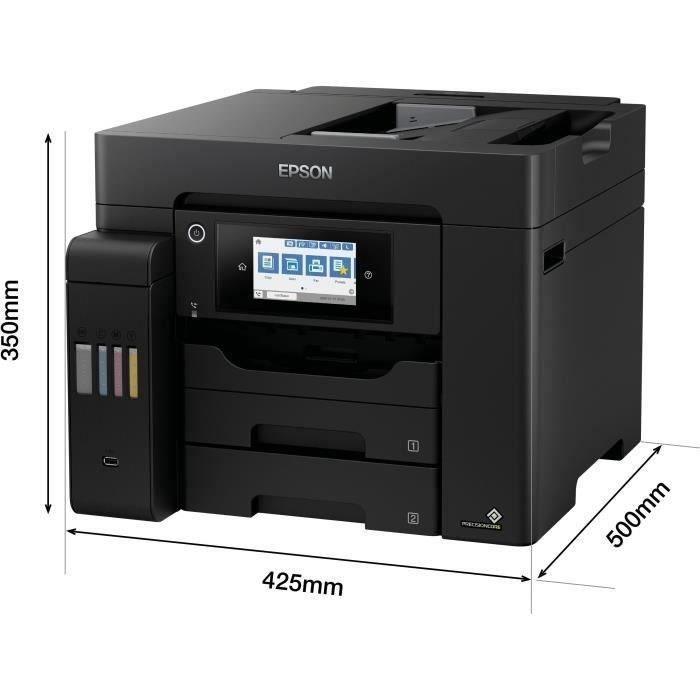 Imprimante Multifonction 4-en-1 - EPSON - Ecotank ET-5800 - Jet d'encre - A4 - Couleur - Wi-Fi - C11CJ30401 EPSON