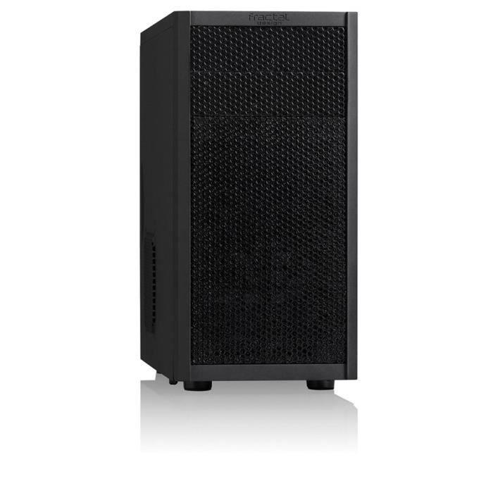 FRACTAL DESIGN BOITIER PC Core 1000 - Mini Tour - USB 3.0 - Noir - Format Micro ATX (FD-CA-CORE-1000-USB3-BL) FRACTAL DESIGN