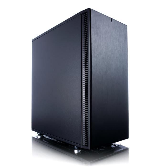 FRACTAL DESIGN BOITIER PC Define C - Moyen Tour - Noir - Format ATX (FD-CA-DEF-C-BK) FRACTAL DESIGN