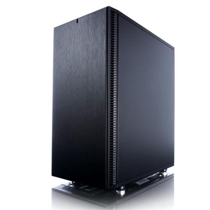 FRACTAL DESIGN BOITIER PC Define C - Moyen Tour - Noir - Format ATX (FD-CA-DEF-C-BK) FRACTAL DESIGN