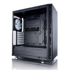 FRACTAL DESIGN BOITIER PC Define C - Moyen Tour - Noir - Format ATX (FD-CA-DEF-C-BK) FRACTAL DESIGN